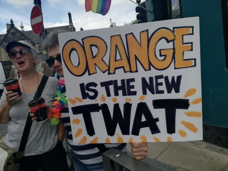 Illustration for article titled Scottish anti-Trump photo dump (long and comprehensive!)